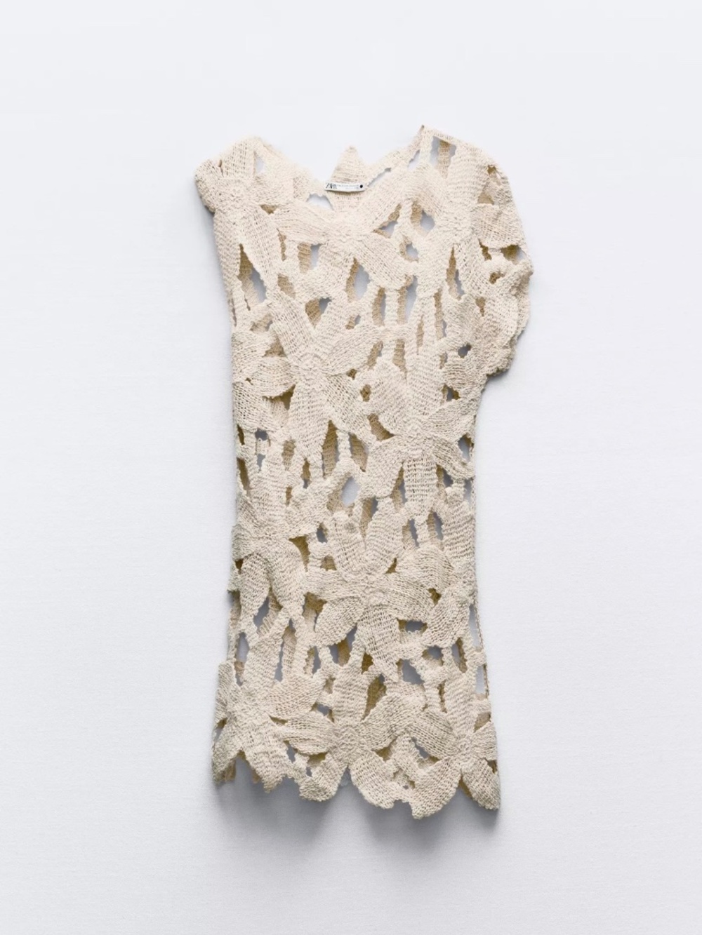 ASYMMETRIC CROCHET DRESS